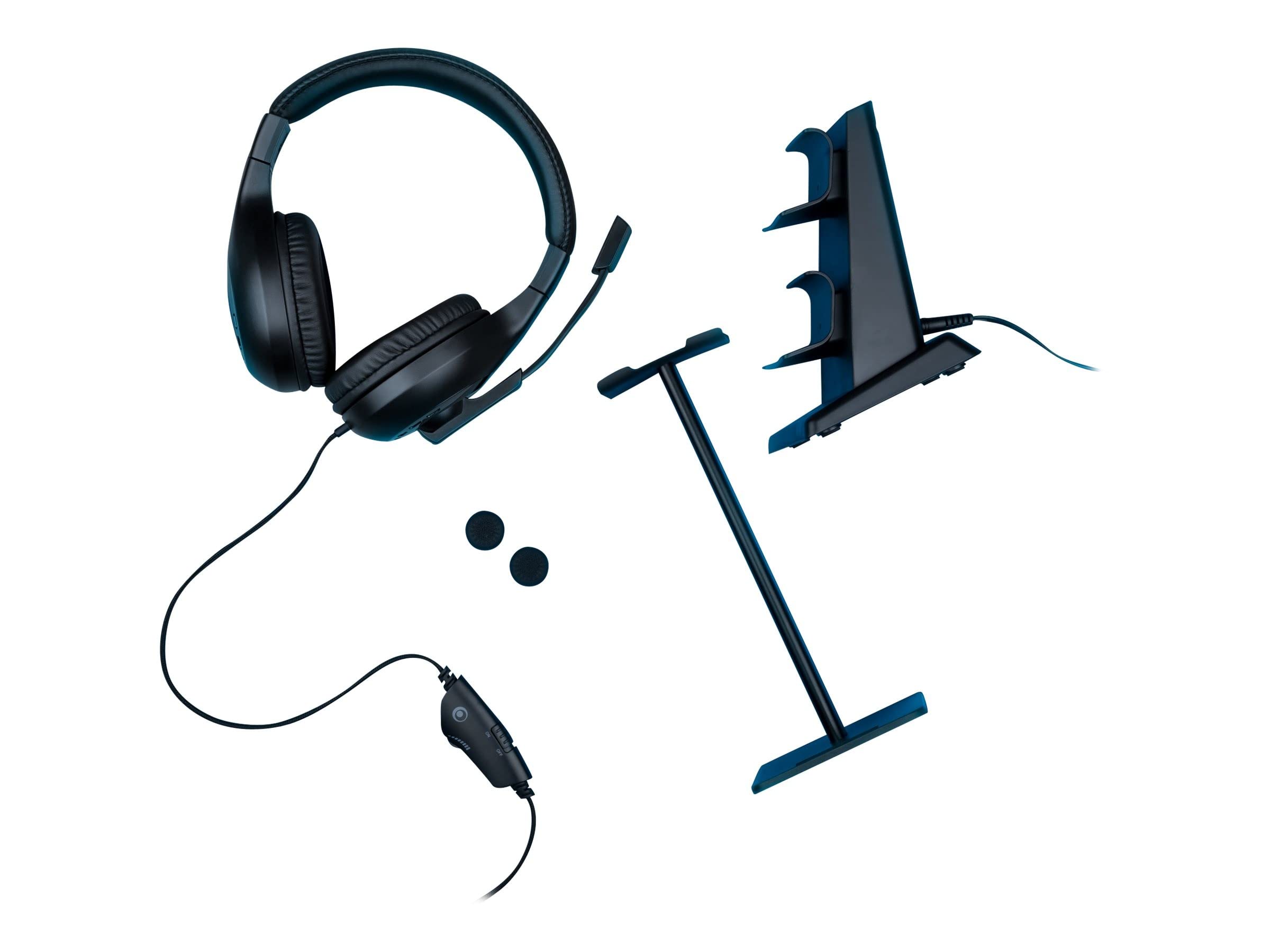 Auriculares Gaming Nacon Paquete Esencial ( PS4 - ) - Soporte, base de carga, empuñaduras Auriculares Gaming Nacon Paquete Esencial ( PS4 - ) - Soporte, base de carga, empuñaduras